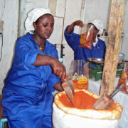 Produktion des Chilipulvers